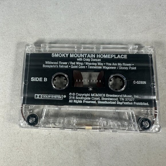 Smoky Mountain Homeplace Craig Duncan Cassette 1992 Traditional Folk Music Tape - Picture 4 of 4